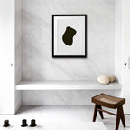 Fußhocker aus Rohrgeflecht